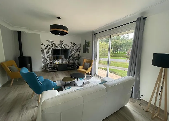 Maison Contemporaine Renovee Avec Etang Prive Et Terrasse, Proche - 3 Chambres, Wifi Inclus - Fr-1-426-517 Holiday home