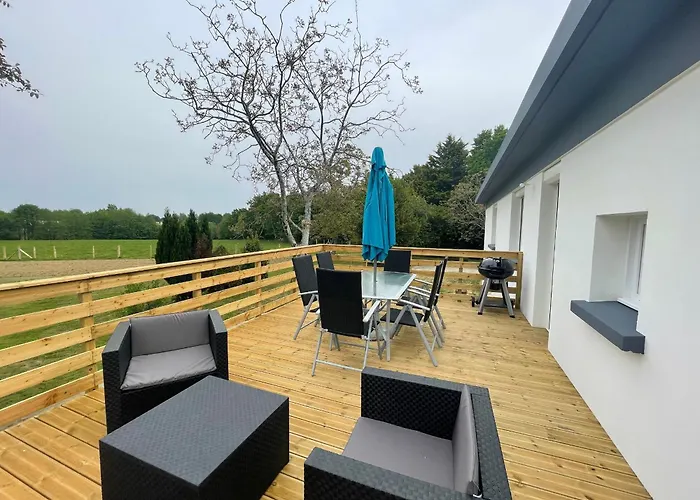 Maison Contemporaine Renovee Avec Etang Prive Et Terrasse, Proche - 3 Chambres, Wifi Inclus - Fr-1-426-517 Holiday home *